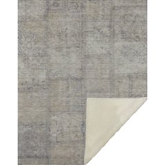 Premium Machine Washable ASB685 Beige 50" x 70" Sherpa Throw Blanket