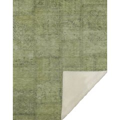 Premium Machine Washable ASB685 Fern 50" x 70" Sherpa Throw Blanket