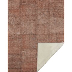 Premium Machine Washable ASB685 Salmon 50" x 70" Sherpa Throw Blanket