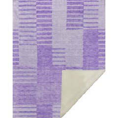 Premium Machine Washable ASB686 Lavender 50" x 70" Sherpa Throw Blanket
