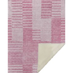 Premium Machine Washable ASB686 Pink 50" x 70" Sherpa Throw Blanket