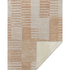Premium Machine Washable ASB686 Salmon 50" x 70" Sherpa Throw Blanket