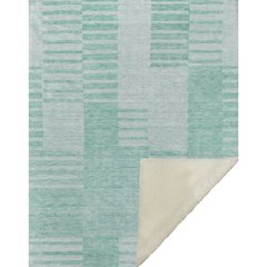 Premium Machine Washable ASB686 Teal 50" x 70" Sherpa Throw Blanket