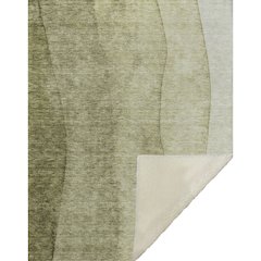 Premium Machine Washable ASB690 Olive 50" x 70" Sherpa Throw Blanket