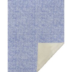 Premium Machine Washable ASB691 Denim 50" x 70" Sherpa Throw Blanket