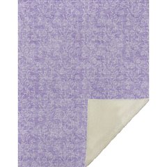 Premium Machine Washable ASB691 Lilac 50" x 70" Sherpa Throw Blanket