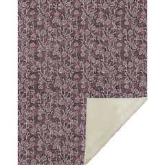 Premium Machine Washable ASB692 Merlot 50" x 70" Sherpa Throw Blanket