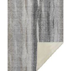 Premium Machine Washable ASB693 Khaki 50" x 70" Sherpa Throw Blanket