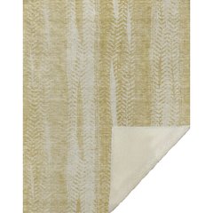 Premium Machine Washable ASB694 Gold 50" x 70" Sherpa Throw Blanket