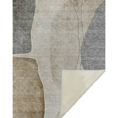 Premium Machine Washable ASB696 Taupe 50" x 70" Sherpa Throw Blanket