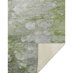 Premium Machine Washable ASB698 Olive 50" x 70" Sherpa Throw Blanket