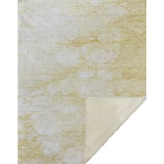 Premium Machine Washable ASB699 Gold 50" x 70" Sherpa Throw Blanket