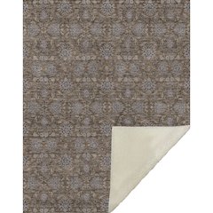 Premium Machine Washable ASB702 Chocolate 50" x 70" Sherpa Throw Blanket