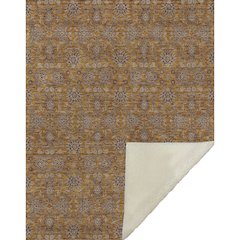 Premium Machine Washable ASB702 Copper 50" x 70" Sherpa Throw Blanket