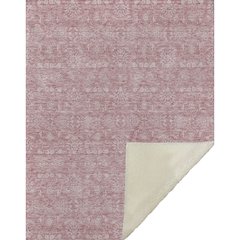 Premium Machine Washable ASB703 Blush 50" x 70" Sherpa Throw Blanket