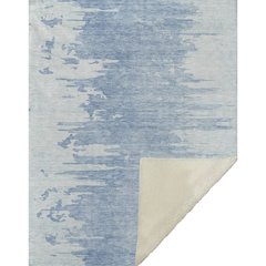Premium Machine Washable ASB705 Sky 50" x 70" Sherpa Throw Blanket