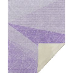 Premium Machine Washable ASB706 Lavender 50" x 70" Sherpa Throw Blanket