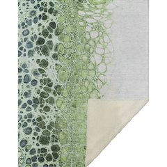 Premium Machine Washable ASB707 Aloe 50" x 70" Sherpa Throw Blanket