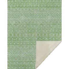 Premium Machine Washable ASB709 Aloe 50" x 70" Sherpa Throw Blanket