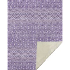 Premium Machine Washable ASB709 Lavender 50" x 70" Sherpa Throw Blanket