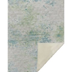 Premium Machine Washable ASB70 Green 50" x 70" Sherpa Throw Blanket