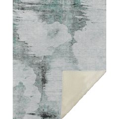 Premium Machine Washable ASB710 Teal 50" x 70" Sherpa Throw Blanket