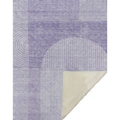 Premium Machine Washable ASB711 Lavender 50" x 70" Sherpa Throw Blanket