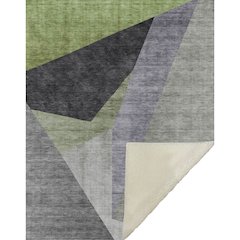 Premium Machine Washable ASB716 Sage 50" x 70" Sherpa Throw Blanket