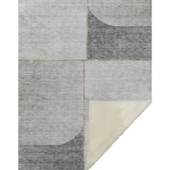 Premium Machine Washable ASB717 Taupe 50" x 70" Sherpa Throw Blanket
