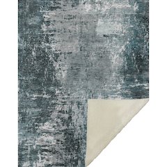 Premium Machine Washable ASB718 Teal 50" x 70" Sherpa Throw Blanket