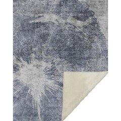 Premium Machine Washable ASB719 Navy 50" x 70" Sherpa Throw Blanket