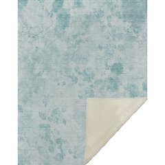Premium Machine Washable ASB724 Aqua 50" x 70" Sherpa Throw Blanket