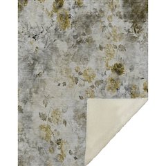 Premium Machine Washable ASB724 Taupe 50" x 70" Sherpa Throw Blanket