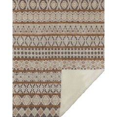 Premium Machine Washable ASB726 Chocolate 50" x 70" Sherpa Throw Blanket