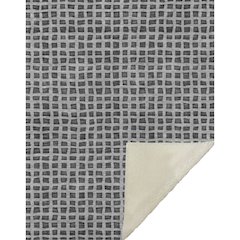Premium Machine Washable ASB727 Graphite 50" x 70" Sherpa Throw Blanket