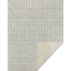 Premium Machine Washable ASB727 Ivory 50" x 70" Sherpa Throw Blanket