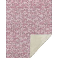 Premium Machine Washable ASB728 Pink 50" x 70" Sherpa Throw Blanket