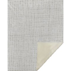 Premium Machine Washable ASB729 Ivory 50" x 70" Sherpa Throw Blanket