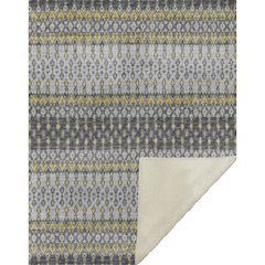 Premium Machine Washable ASB72 Gray 50" x 70" Sherpa Throw Blanket