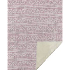 Premium Machine Washable ASB730 Pink 50" x 70" Sherpa Throw Blanket
