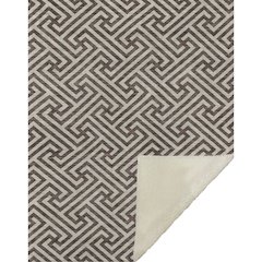 Premium Machine Washable ASB731 Brown 50" x 70" Sherpa Throw Blanket