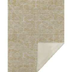 Premium Machine Washable ASB732 Gold 50" x 70" Sherpa Throw Blanket