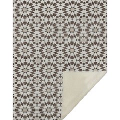 Premium Machine Washable ASB734 Brown 50" x 70" Sherpa Throw Blanket