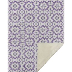 Premium Machine Washable ASB734 Lavender 50" x 70" Sherpa Throw Blanket