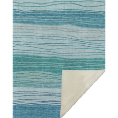 Premium Machine Washable ASB735 Sky 50" x 70" Sherpa Throw Blanket