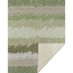 Premium Machine Washable ASB736 Green 50" x 70" Sherpa Throw Blanket