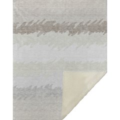 Premium Machine Washable ASB736 Ivory 50" x 70" Sherpa Throw Blanket
