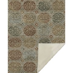 Premium Machine Washable ASB738 Taupe 50" x 70" Sherpa Throw Blanket