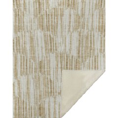 Premium Machine Washable ASB739 Gold 50" x 70" Sherpa Throw Blanket