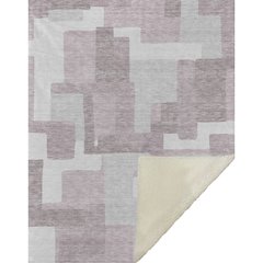 Premium Machine Washable ASB740 Blush 50" x 70" Sherpa Throw Blanket